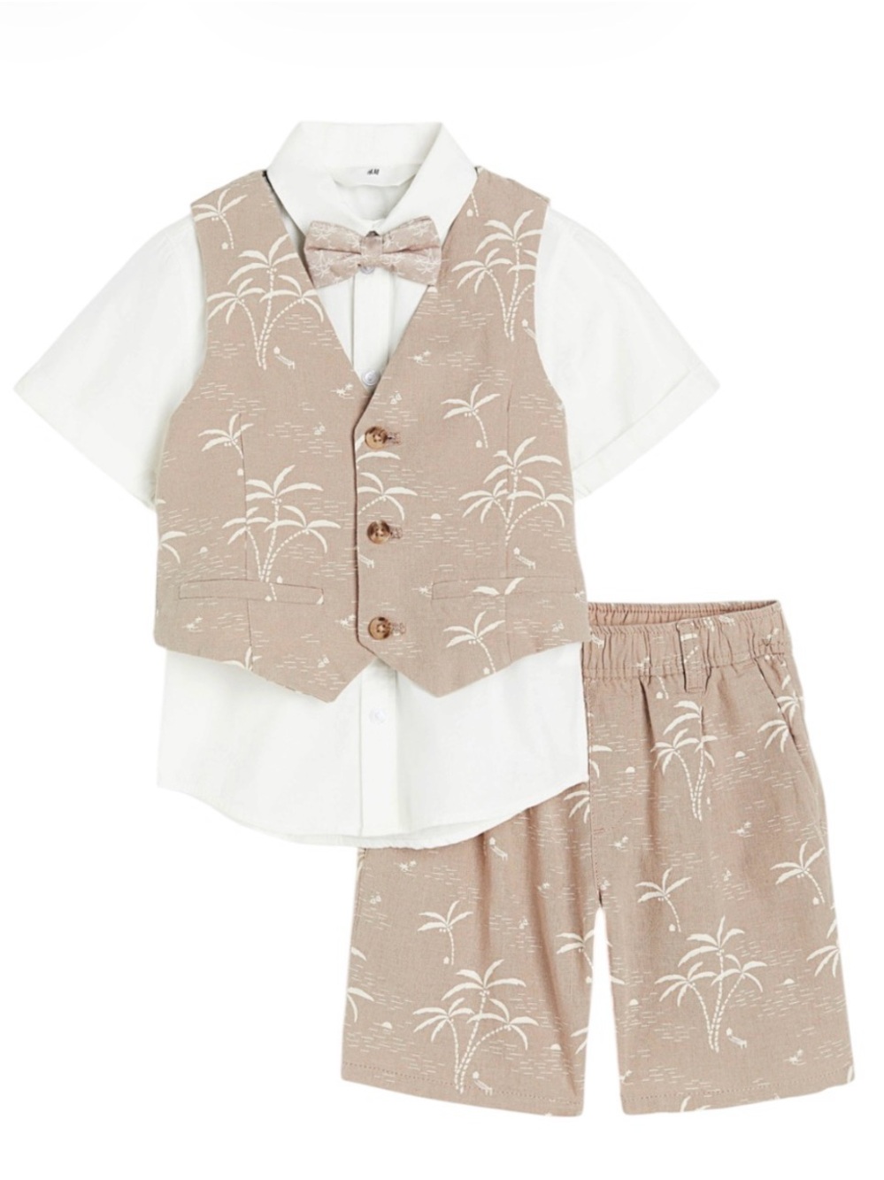 H&M 4-PIECE Linen DRESSY SET